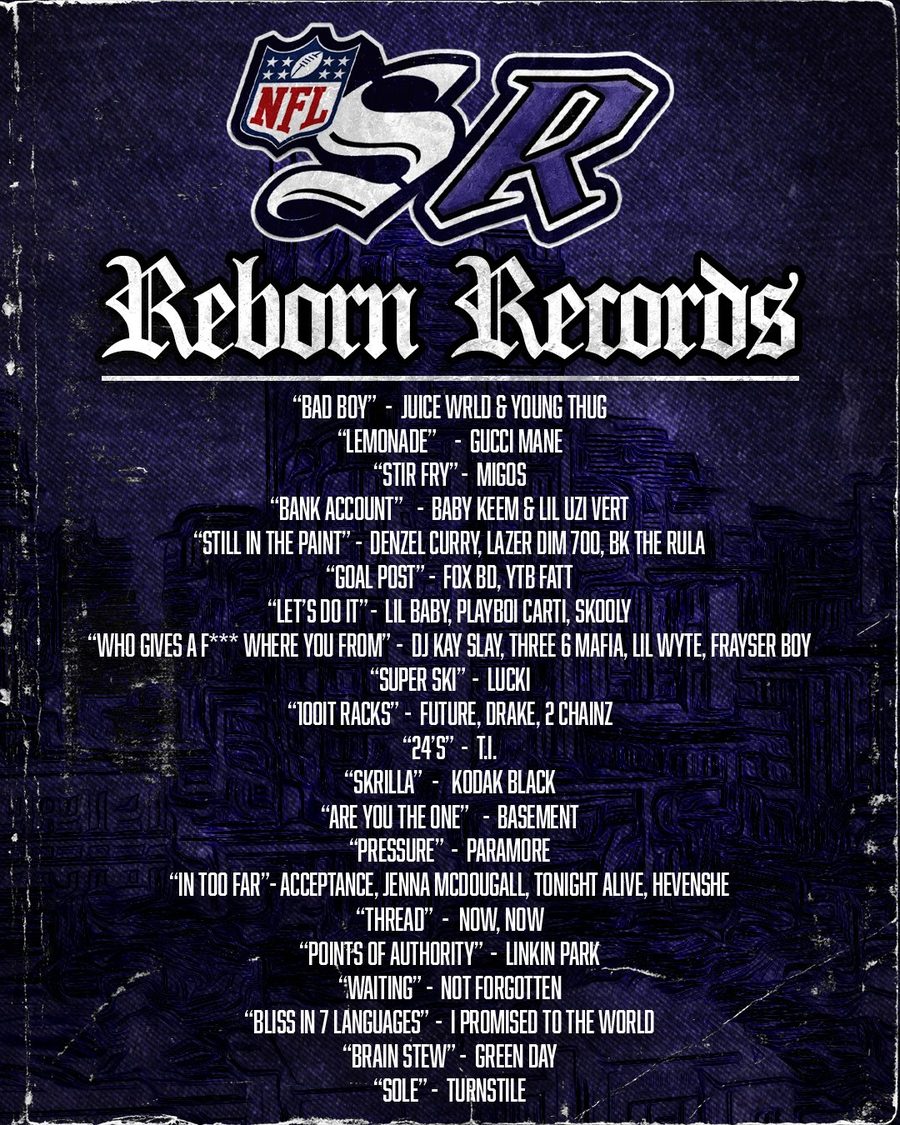 The Reborn Records track list
