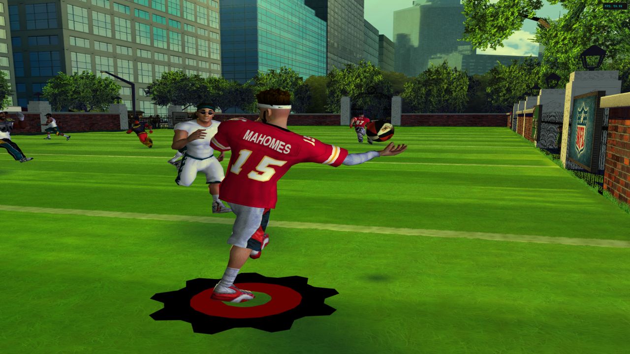 A side-arm pass under pressure